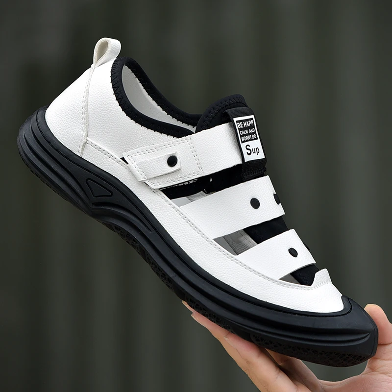 

Sandals Men's Sandals Summer New Slipper Dual-Use Porous Shoes Sandals Comfortable Casual Shoes mens sandals designers