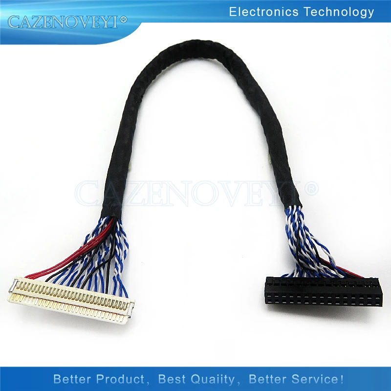1 шт./лот 8 битный LVDS кабель FIX 30 Pin 2ch для 17 26 дюймов ЖК/светодиодной панели