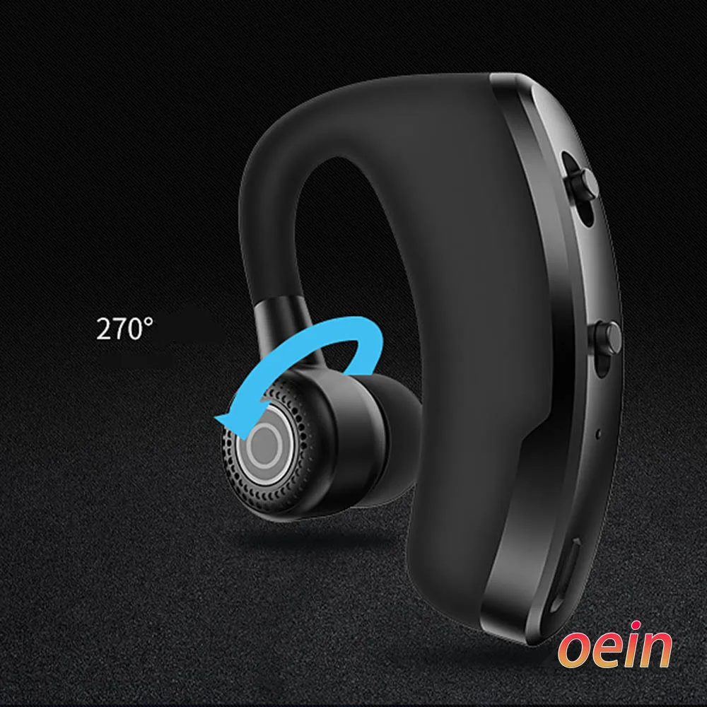 V9 earphones Handsfree Business Bluetooth-compatible Headphone With Mic Wireless Bluetooth Headset For Drive Noise Reduction