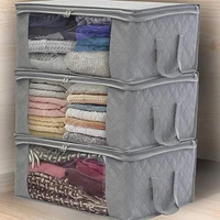 3 clothes quilt storage bag blanket closet sweater organizer box sorting pouches clothes cabinet container travel home dropship