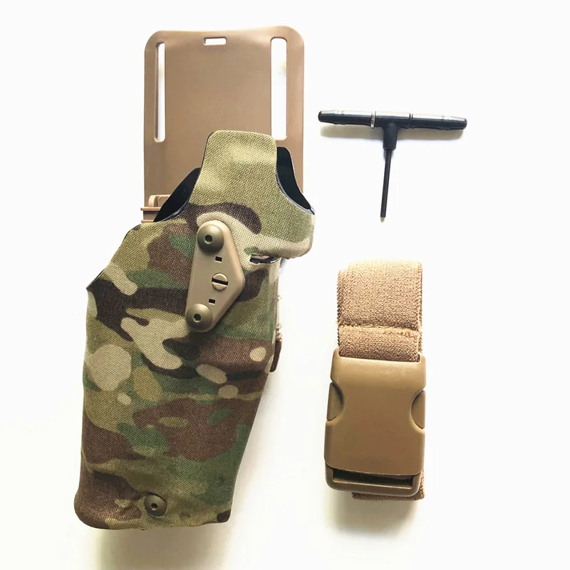 Тактический Пистолет Кобура TMC X300 светильник совместимый с G17/18 креплением QL