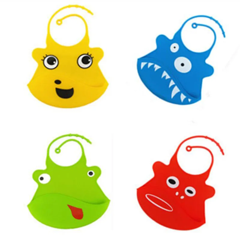 Baby Products Maternal And Child Bib Supplies Silicone Mouth Water Pockets To Eat Saliva Towel | Детская одежда и обувь