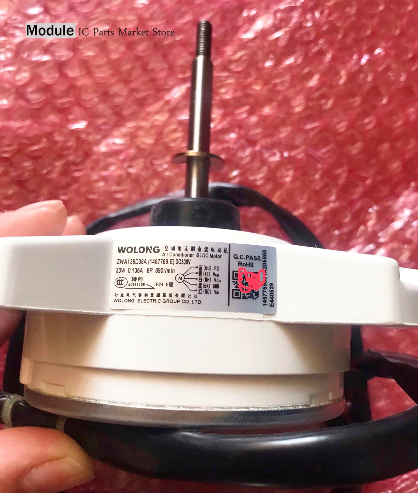 

ZWA138D08A 1457759 new original inverter air conditioner motor motor fan DC motor 1457759.C 1457759.E 1457759 RD-310-30-8F