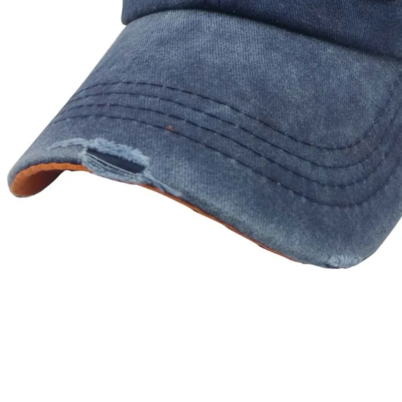 Мужские и женские бейсболки из 100% Потертого хлопка Snapback Кепка с вышивкой в стиле