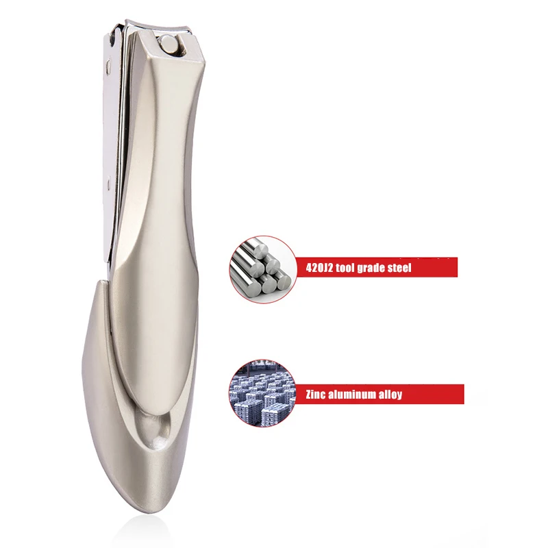 Hot Nail Clippers Durable Clipper Set Anti-splash Fingernail Toenail Nails Cutter Stainless Steel PLD |
