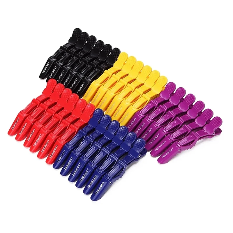 

6pcs Cutting Barbers for Salon Hair Styling Accessories Hair Section Clips Plastic Hair Clip Hairdressing Clamps Claw Grip