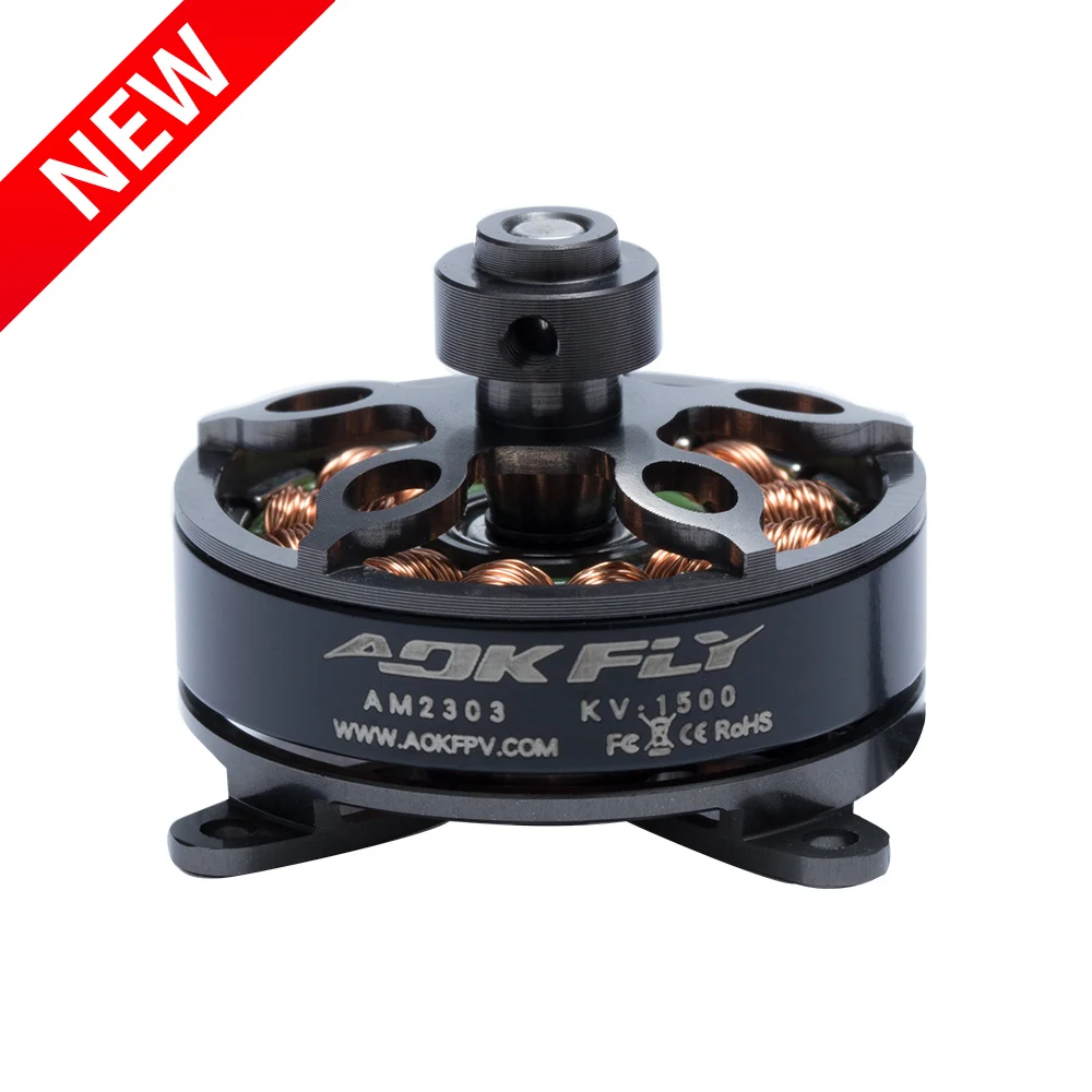 Новинка 2303 бесщеточный двигатель AOKFLY AM2303 1500KV 1800KV беспилотный для скоростного
