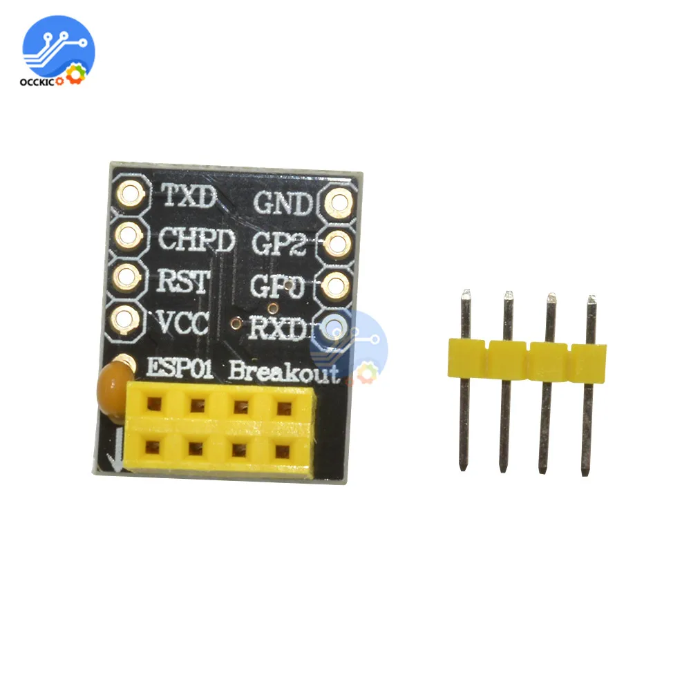 Для ESP-01 Esp8266 ESP-01S модель ESP8266 серийный макетный адаптер для WiFi трансивера модуль