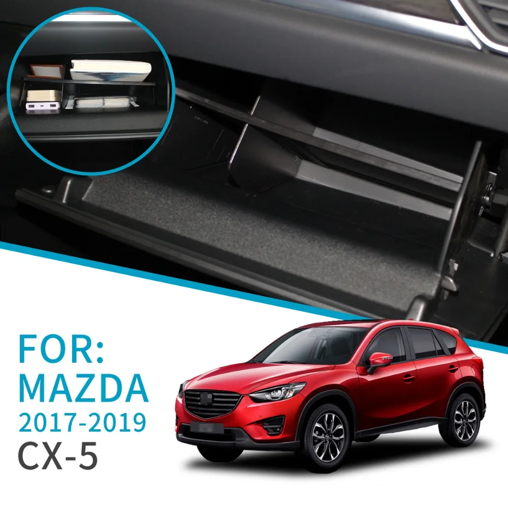 Smabee автомобильный бардачок Интервальная коробка для хранения для Mazda CX-5 CX-8 CX5 CX8 консоль коробка для уборки аксессуары для интерьера