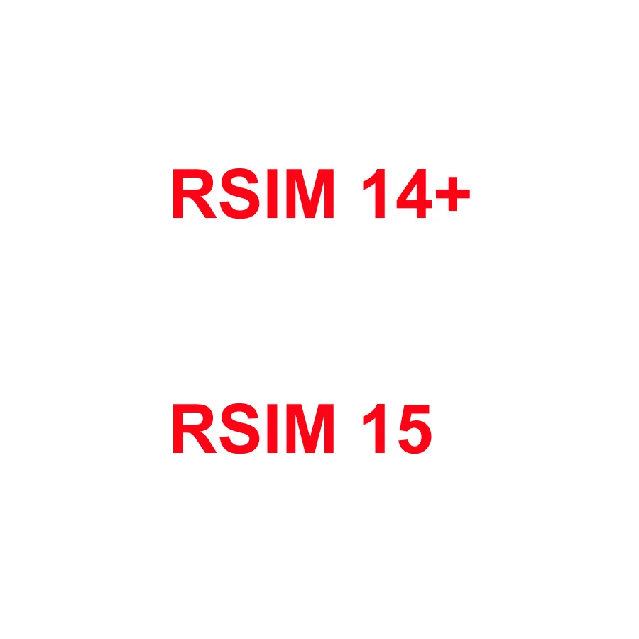 5 шт. разблокированная RSIM-карта большой емкости Универсальный адаптер для IPhone RSIM14
