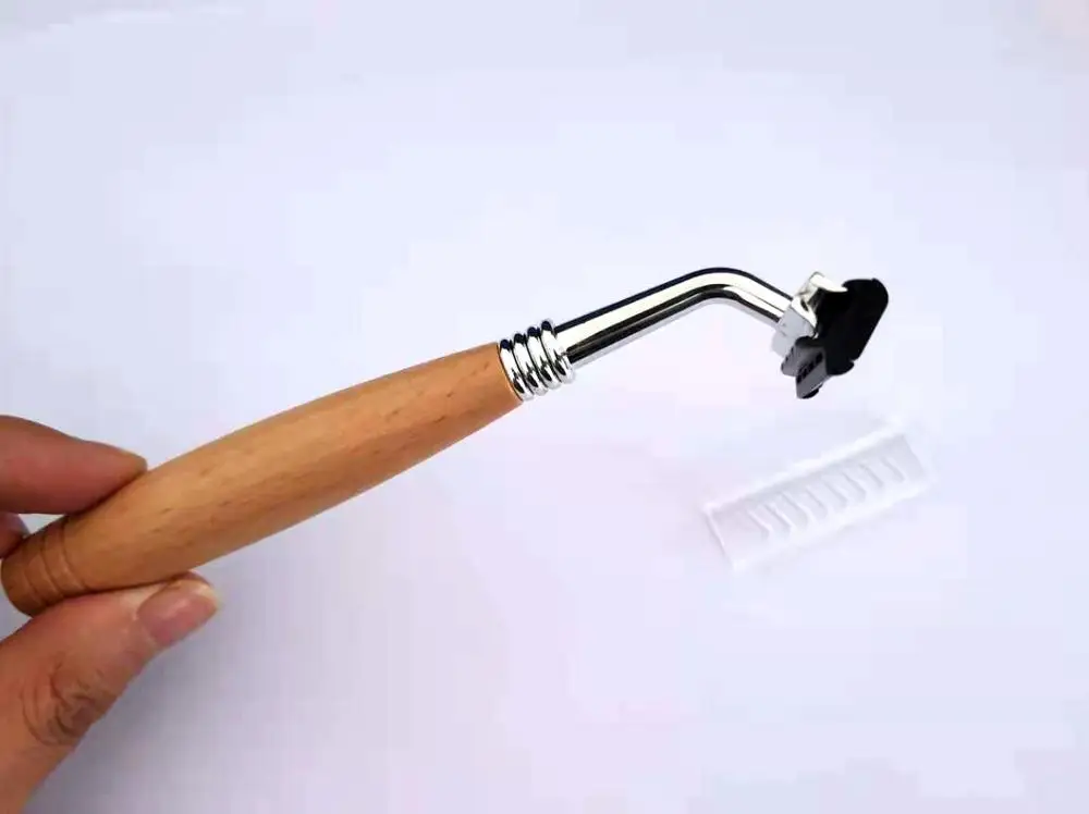 1 шт. новая бритва из твердой древесины креативная Личность ретро нож для бороды