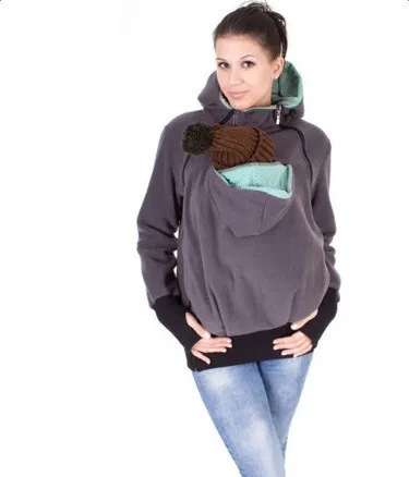 

Kangaroo Mother Pocket Sweatshirt Women 2021 New Autumn Winter Multifunctional Fashion Clothing Sweatshirts Y131