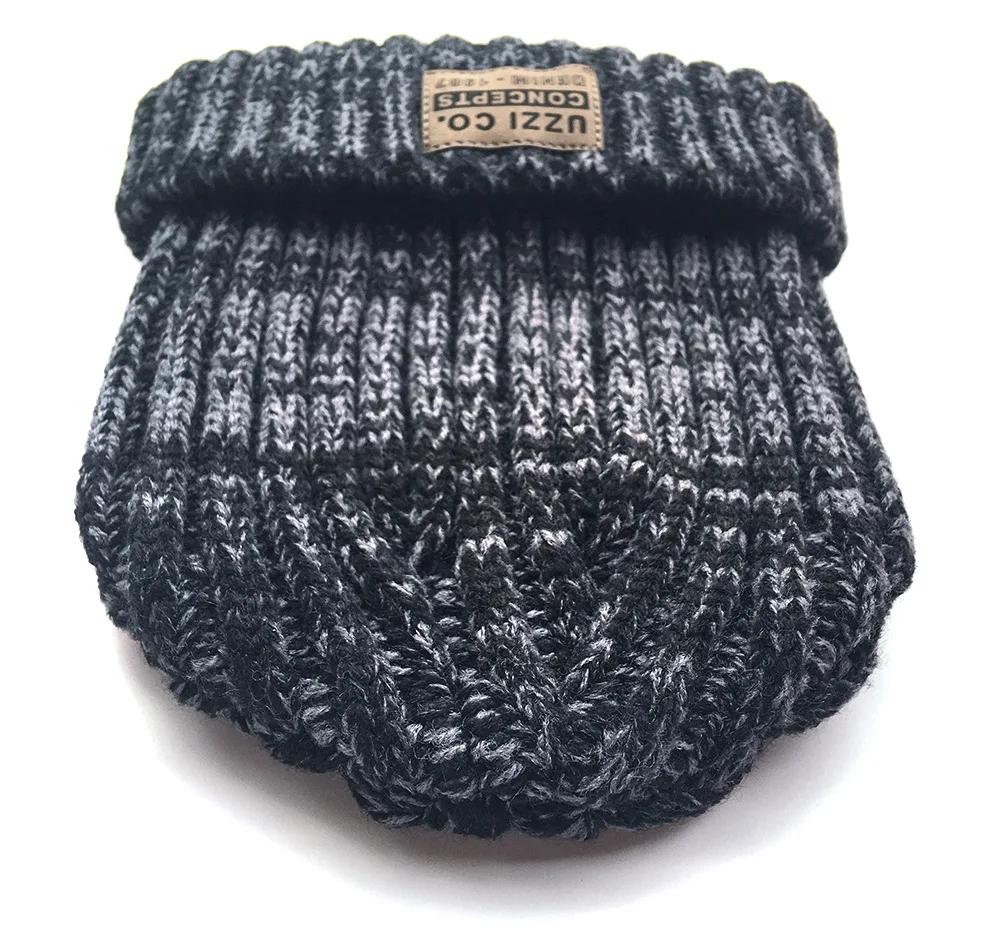 Новинка 2019 шапка для пар мужчин и женщин плотная вязаная смешанных цветов с