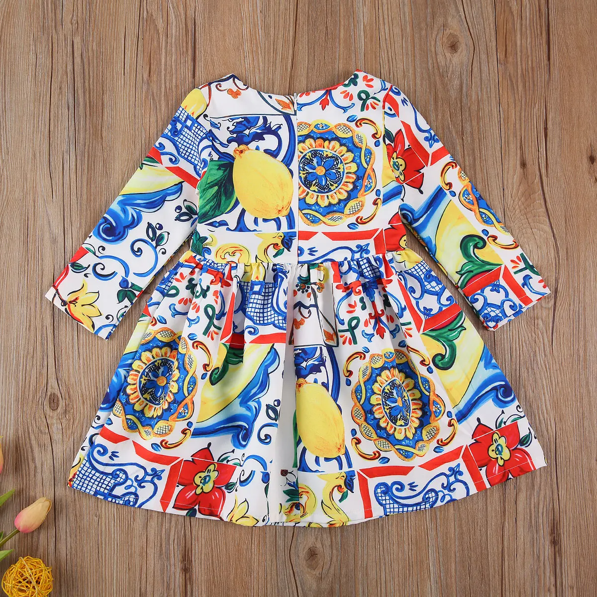 Новый брендовый комбинезон с круглым воротником для маленьких девочек костюм