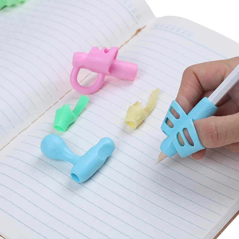 

3Pcs Silicone Dolphin Fish Hold Drawing Pencil Children's Creativity Kids Students Pencil Writing Drawing Protect Finger Toys