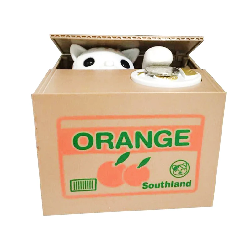 Кота банк денег панда вор деньги Коробки игрушка Копилка Детская копилка