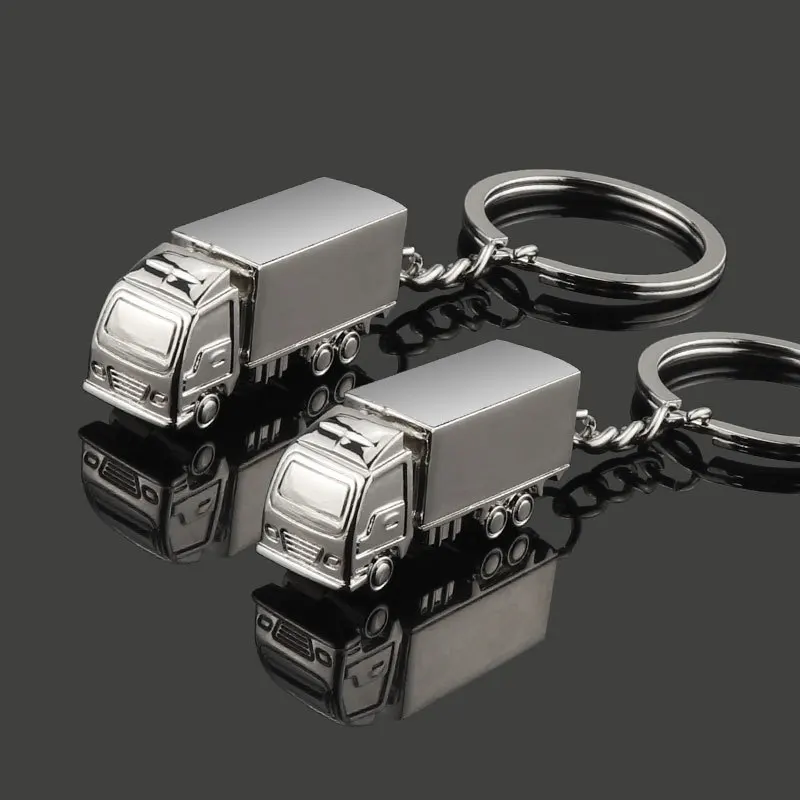Original New Metal Truck Keychain For Men Fashion Novelty Car Charm Key Chain Male Trinket Ring Bag Jewelry Gift | Украшения и