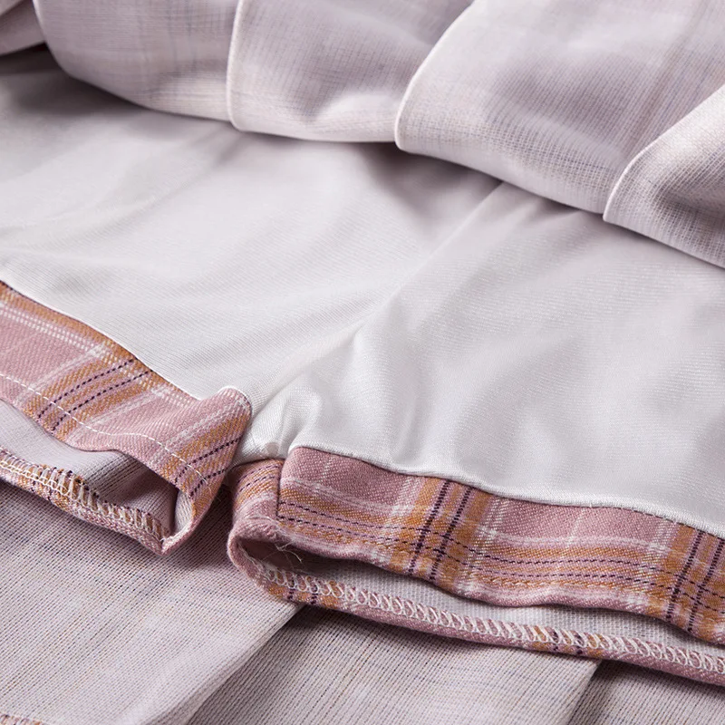 Короткое платье для девочек теннисные юбки плиссированная клетчатая юбка с