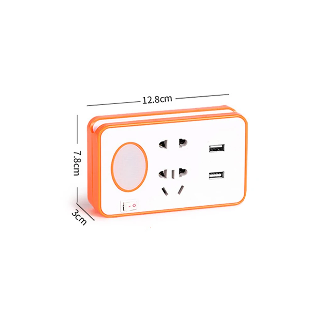 Беспроводной интеллектуальный двойной USB разъем ночник мобильный телефон