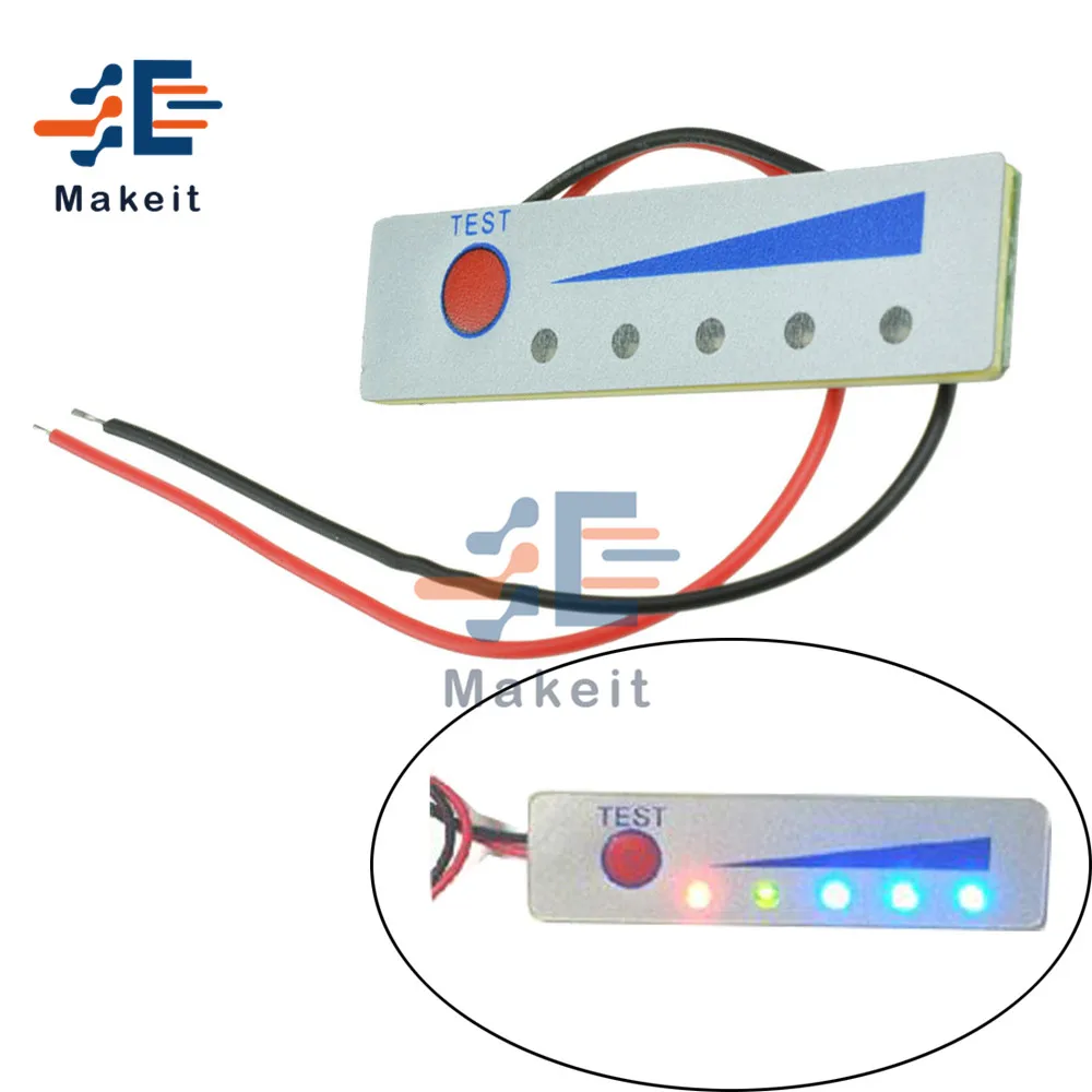 Индикатор уровня свинцово-кислотных батарей тестер 1S 2S 3S 4S 5S 6S 7S ЖК-дисплей