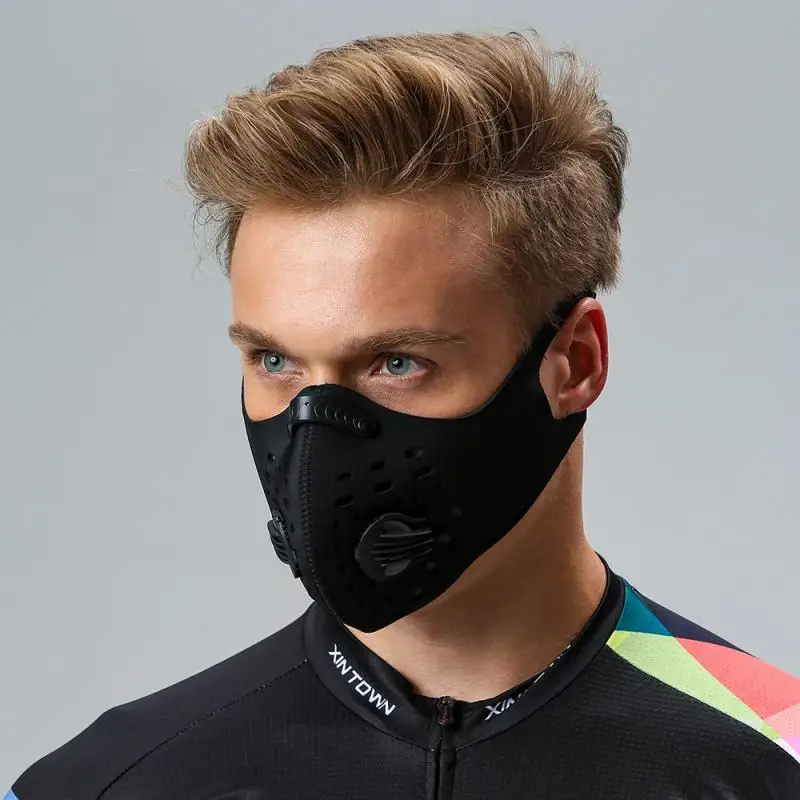 1 шт. защитная маска для лица велоспорта Ветрозащитная с дыхательным клапаном и