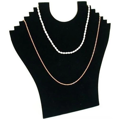 Колье ювелирные изделия цепочка с подвеской держатель для дисплея шея бархат