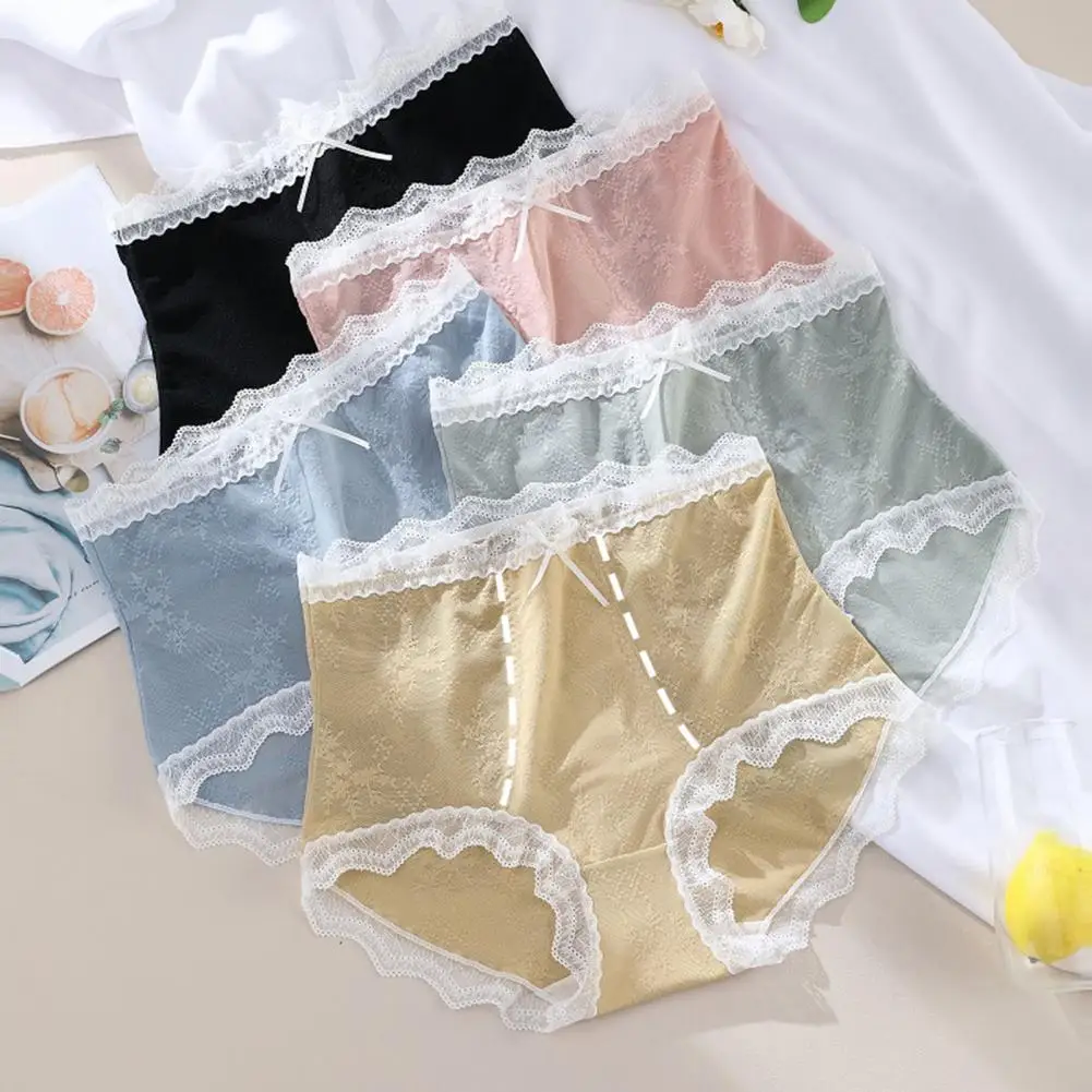 

Underwear Popular Mesh Pure Color Panties Female Briefs Wear-resistant for Sleeping