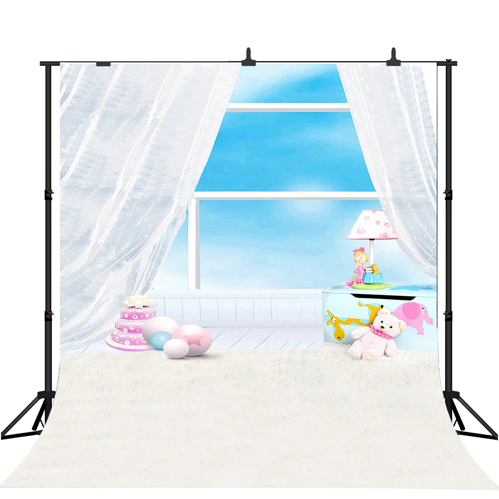 Lyavshi пользовательский фото фон медведь воздушный шар Дети День рождения портрет