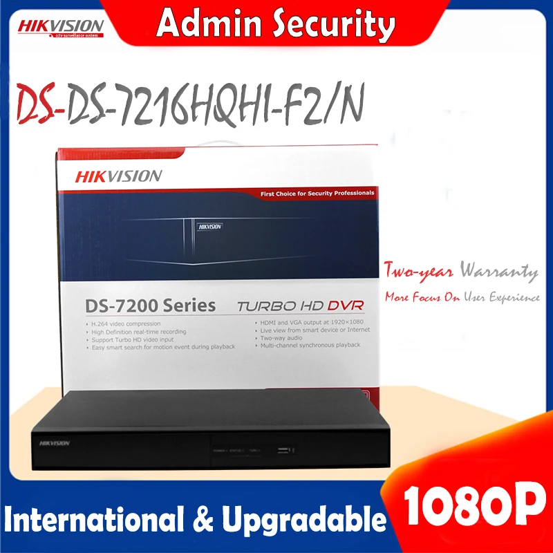 2016 Горячая продажа Hikvision TVI DVR английская версия DS-7216HQHI-F2/N 16CH Turbo HD 1080P CCTV