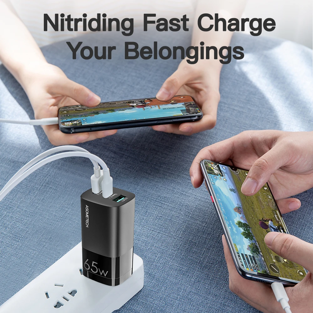 65w ган зарядное устройство quick charge 40