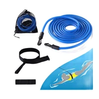 high quality best selling swimming training resistance belt static swimming fixed traction rope tension belt