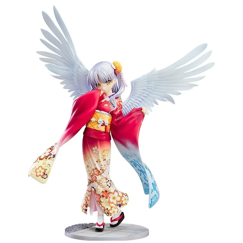

Кимоно с ангельскими ритмами Tachibana Kanade, 18 см Статуя из ПВХ, аниме фигурка, Коллекционная модель, игрушки, кукла, подарок