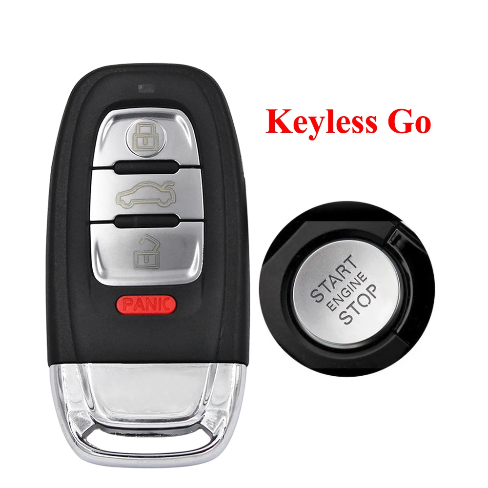 Волшебный ключ без ключа Go 8T0 959 754J 4B полный умный Автомобильный для Audi A4 A5 A6L A7 A8 Q5 VW