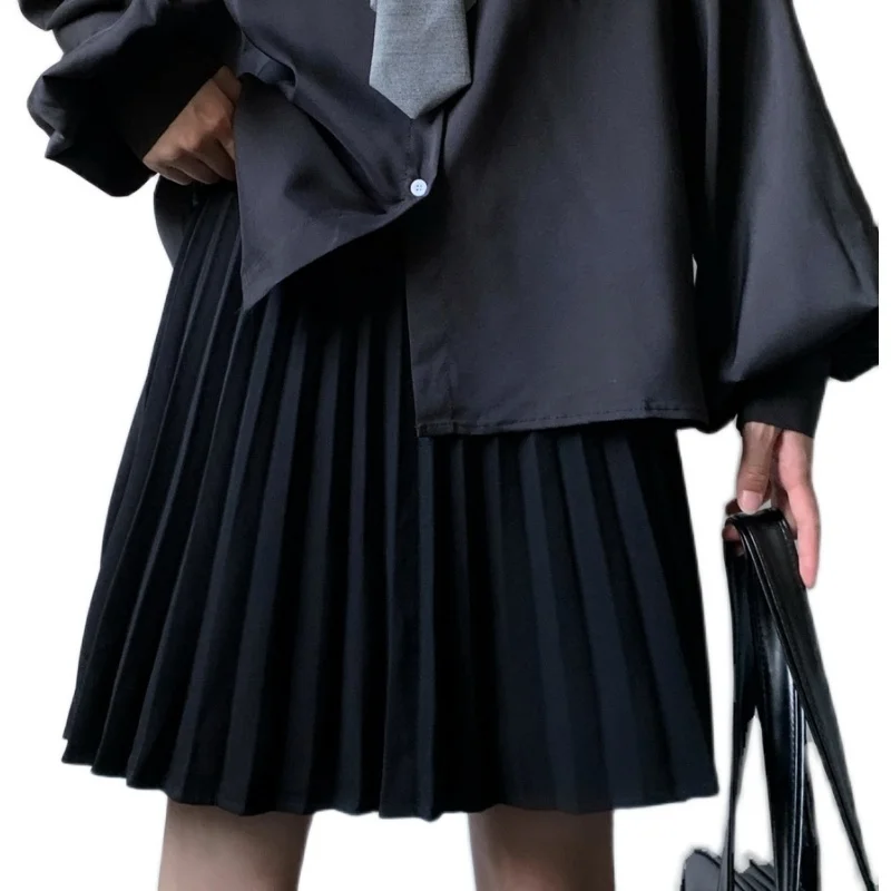 

Black JK Dress JK skirt Navy Sailor dresses Japanese School Uniform Dress Girls Pleated Skirt Vestidos Vintage Black Dresses