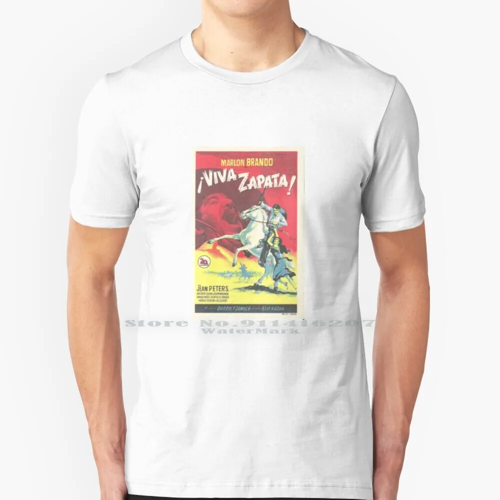 Ия Казань Viva Zapata! Футболка из 100% чистого хлопка с изображением Илии Казани на