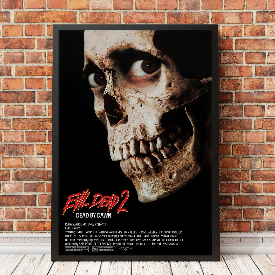 

Evil Dead 2 Movie Poster Prints And Unframed Canvas Prints Home Decoration Painting (No Frame)