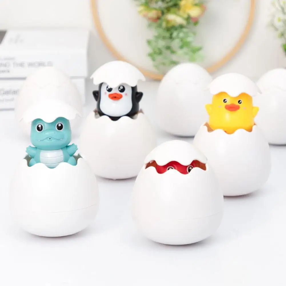 

Duck Bath Toy Water Spray Eggs Bath Toy Cute Magic Hatching Growing Toys Eggs Shower Toy Education Duck For Kids F6B1