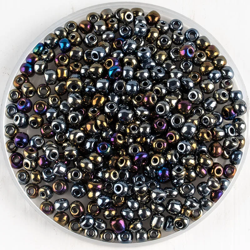 Оптовая продажа 200 шт. 4 мм золотые чешские бусины россыпью для браслетов ожерелий