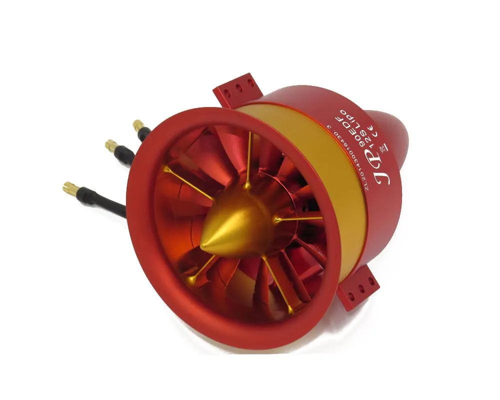 JP 90 EDF плоский металлический канальный вентилятор CW CCW 4250 KV1750 мотор (6S) KV1080(12S)