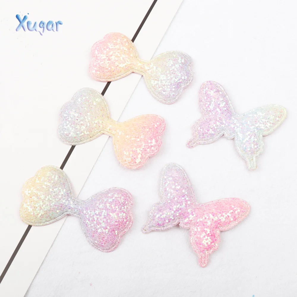 Нашивки для волос Xugar с радужным градиентом блестками 10 шт. | Дом и сад