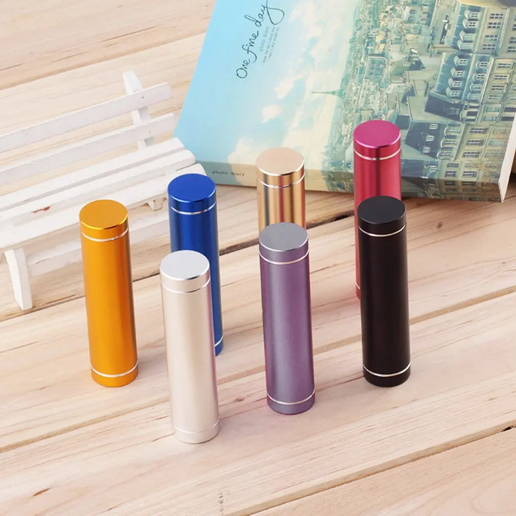 Многоцветный внешний аккумулятор USB 5 В чехол комплект 1X 18650 зарядное устройство