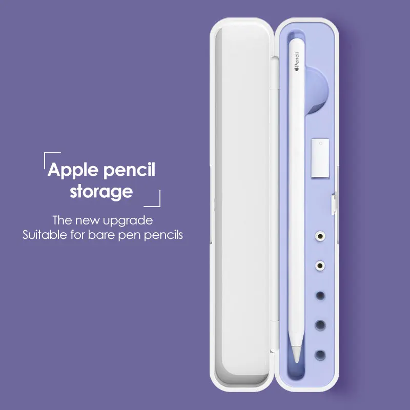 

Portable Apple Pencil Storage Box For Apple Pencil 1nd Gen Case Apple Pencil Accessories For Apple Pencil 2nd Case plastic Cover