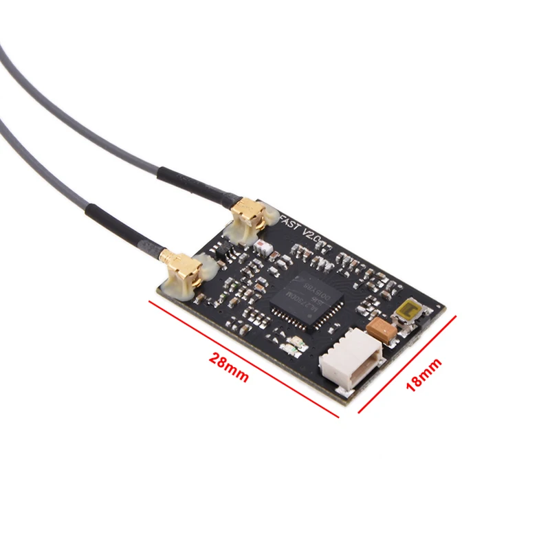 

AGFRC MRFS01 2.4G FASST Mini Receiver Compatible SBUS RSSI Output for Mini RC Drone FPV Racing 6EX 7C TM-7 TM-10 T12FG T18MZ