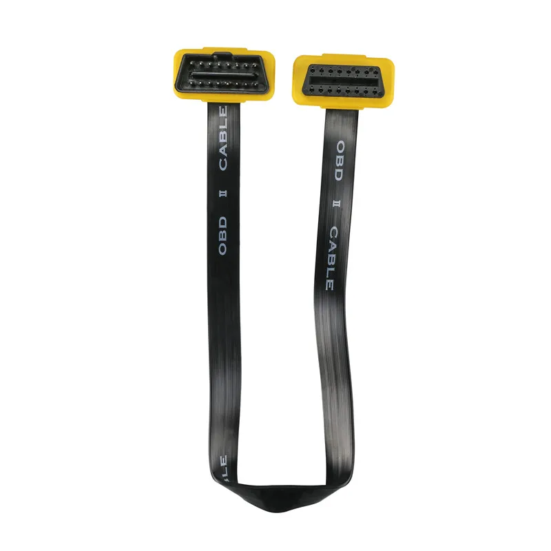 AUTOOL Оригинальный OBD2 Удлинительный кабель 40 см 16Pin папа мама удлинитель плоский