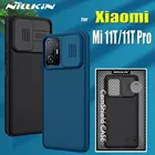 Чехол Nilkin для Xiaomi 11T Pro Mi11T Pro 5G Nillkin, защита объектива скользящей камеры, защита конфиденциальности, Противоударная задняя крышка на Mi 11T