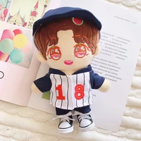 20cm exo kpop doll clothes baseball uniform clothes doll accessories our generation kpop idol dolls diy toys for children
