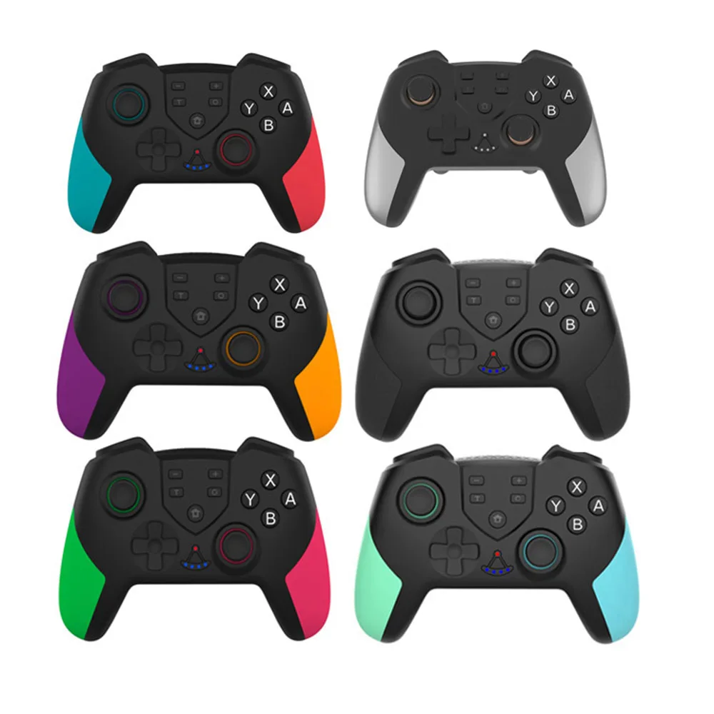 Фото Wireless Bluetooth Gamepad with Double Motor Vibration Function Gyroscope Compatible Switch/Switch Lite Host Электроника Wireless Bluetooth Gamepad with Double Motor Vibration Function Gyroscope Compatible Switch/Switch Lite Host Электроника