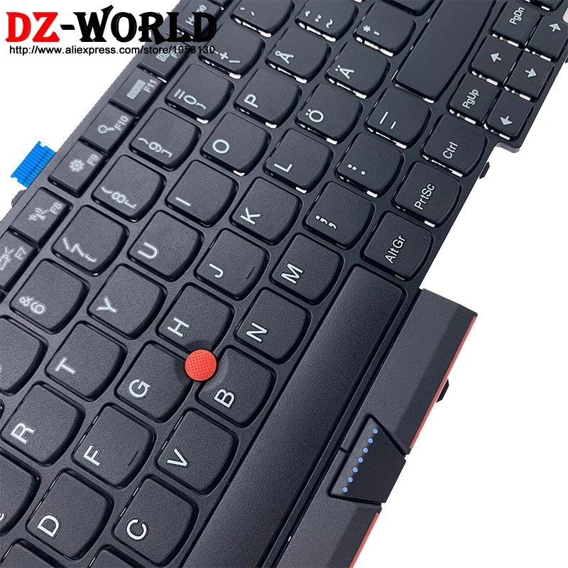 Новая Оригинальная шведская финская клавиатура SWE для ноутбука Lenovo Thinkpad P50 P70 P51 P71