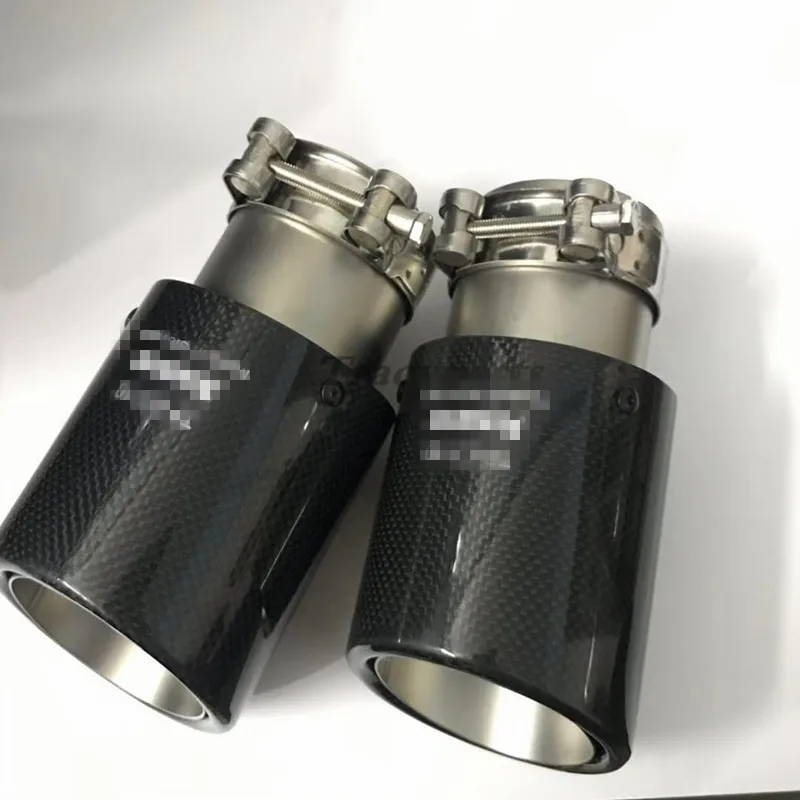 1 шт. Akrapovic гладкая ткань Глянцевая углеродная выхлопная система глушитель