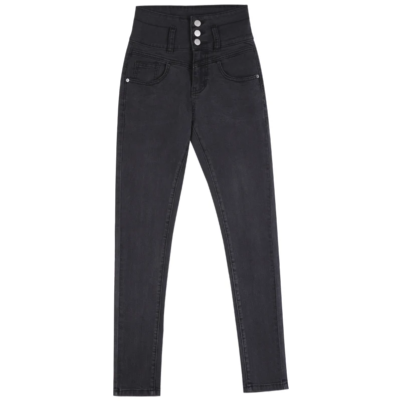 LEIJIJEANS, обтягивающие повседневные женские джинсы большого размера с высокой талией, удобные длинные женские джинсы размера плюс, черные, серые обтягивающие женские джинсы 9202